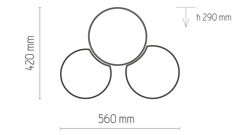 Stropní svítidlo - MONA 4392